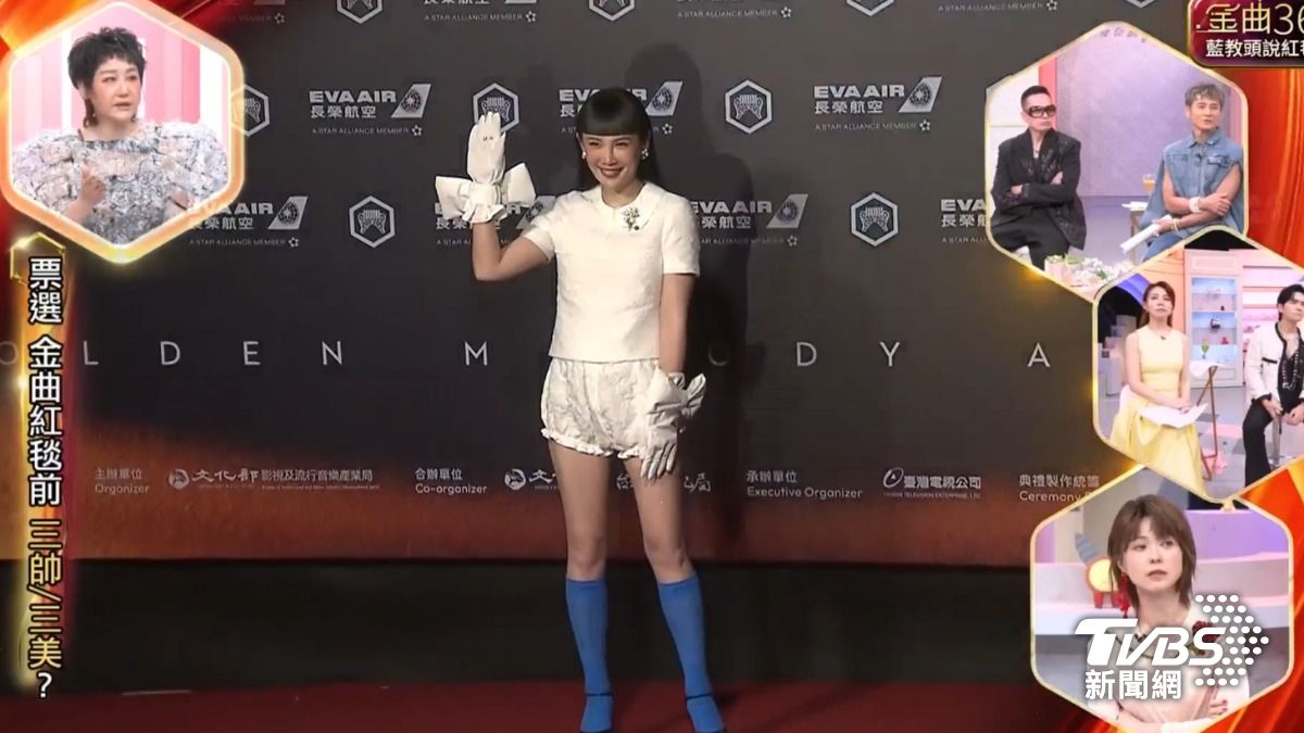 藍教頭說紅毯/娃娃白色蓬蓬褲亮相 1原因狠變「成人紙尿褲」