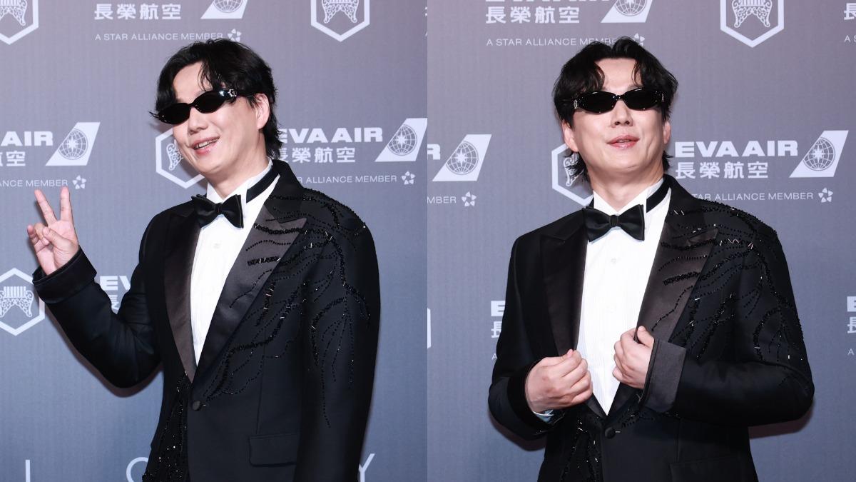 蕭煌奇今（28）日出席金曲獎頒獎典禮，他昨日就在社群平台預告自己金曲獎「一定會上台」。（圖／TVBS娛樂組攝）