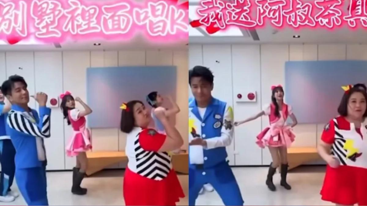 YOYO TV用抖音神曲〈大展鴻圖〉唱跳歌曲,引起大量家長網友不滿。(圖/翻攝自IG)