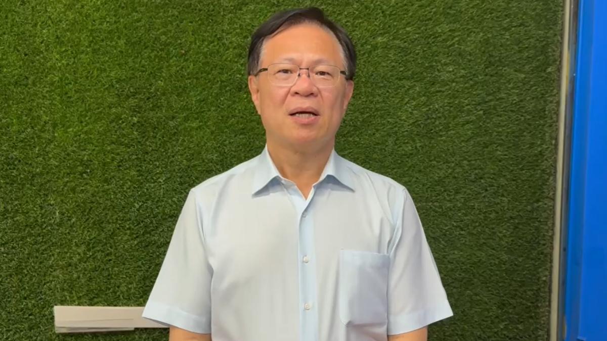 針對幼幼台跳〈大展鴻圖〉被青鳥出征，張啓楷批評像文革。（圖／張啓楷辦公室提供）