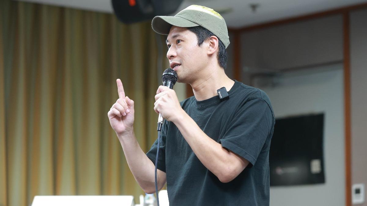 黃迪揚參加「台語台表演班」講座分享。(圖/公視台語台提供)