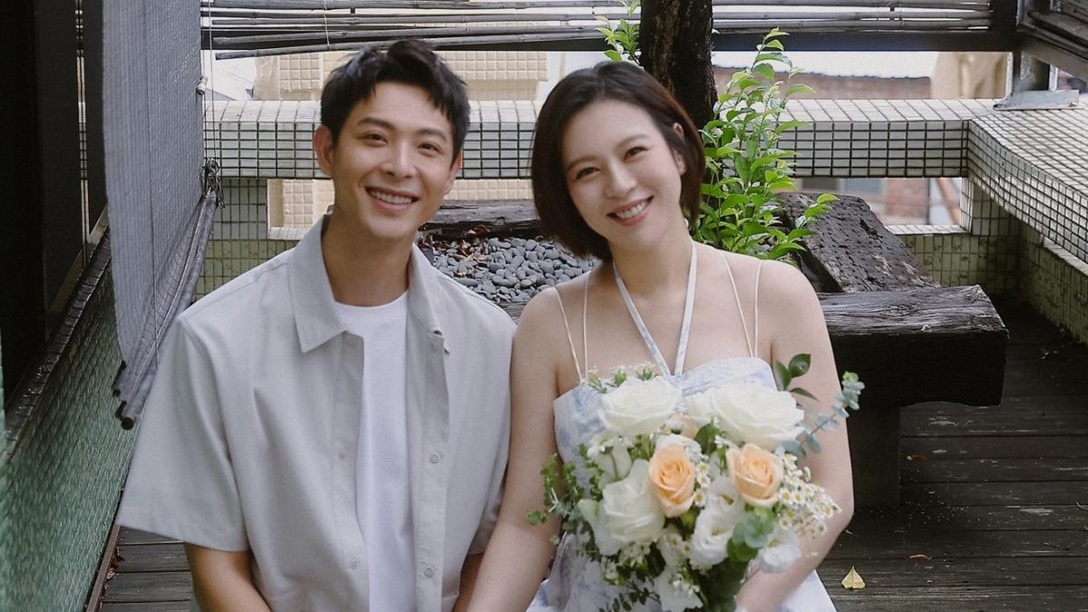 劉品言挺5個月孕肚燦笑現身　連晨翔接送愛妻終於合體
