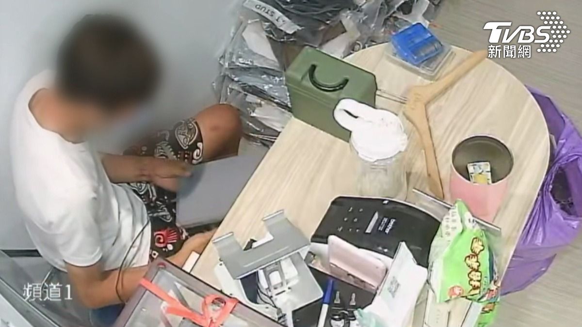 慣犯商場狂偷15間店 居無定所警還抓嘸。(圖/民眾提供)
