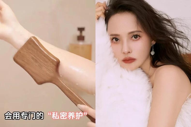 「小花園不能隨便洗」,不能只用沐浴露,要選私密專用、含益生菌的清潔保養,維持菌群健康。(圖/翻攝自IG@annieyi0304)