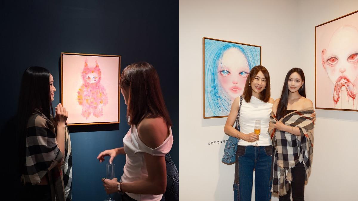 小S女兒Lily首辦畫展!賈永婕隨性穿搭不失優雅 她少女感十足