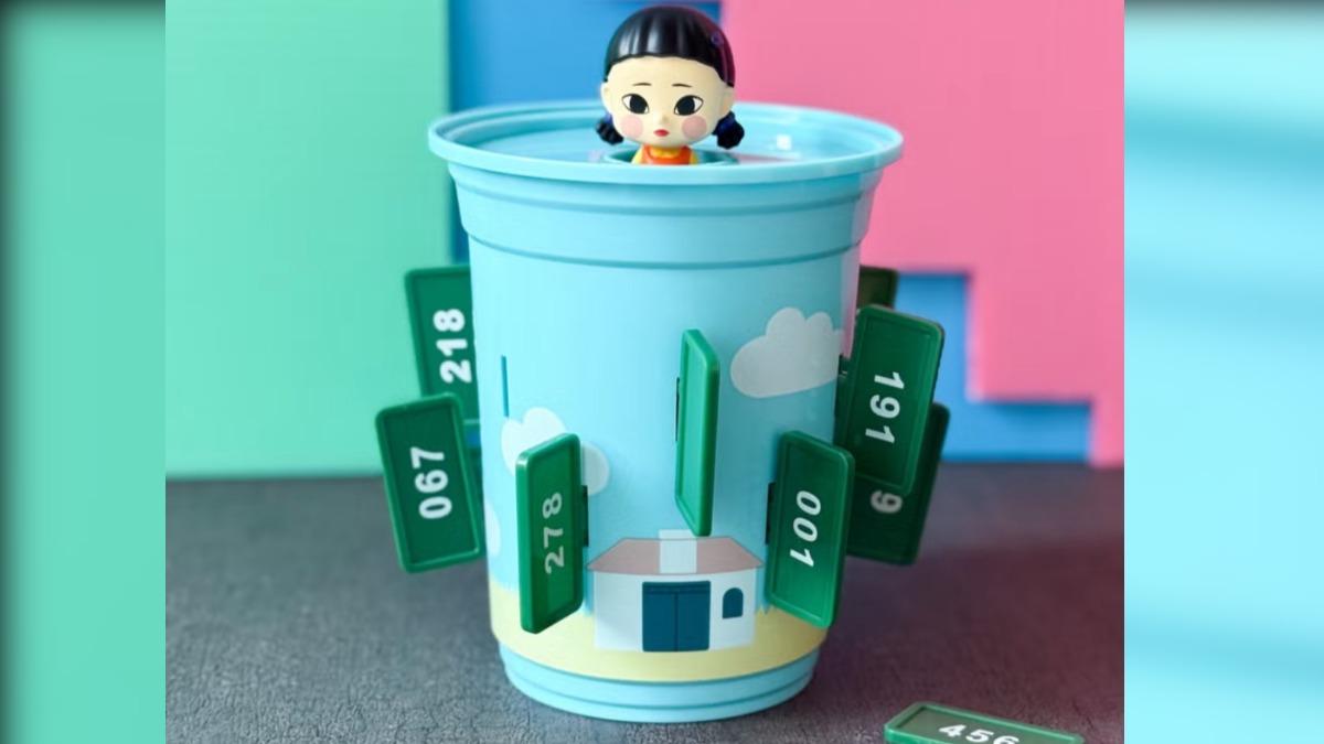 驚喜挑戰遊戲桶,戳一下就可能跳出Q版英熙娃娃。(圖/翻攝自7-11臉書)