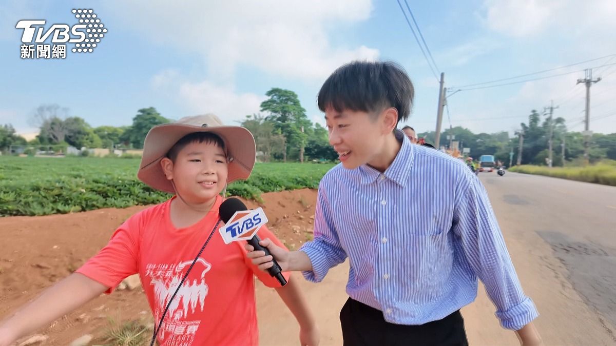 小六生挑戰環台賽 28天徒步千里路。(圖/TVBS)