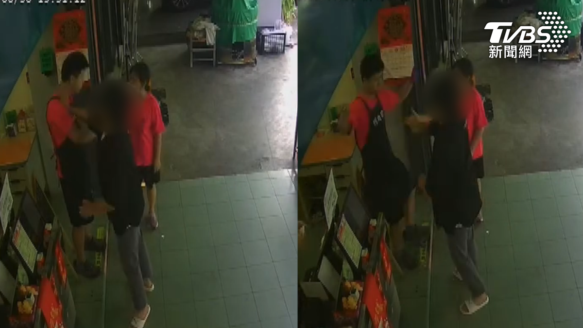 店員後來表示因為當時是離峰時段，可以讓他們坐大桌，最後竟然動手推員工。（圖／翻攝Threads_ya_ru_jen）