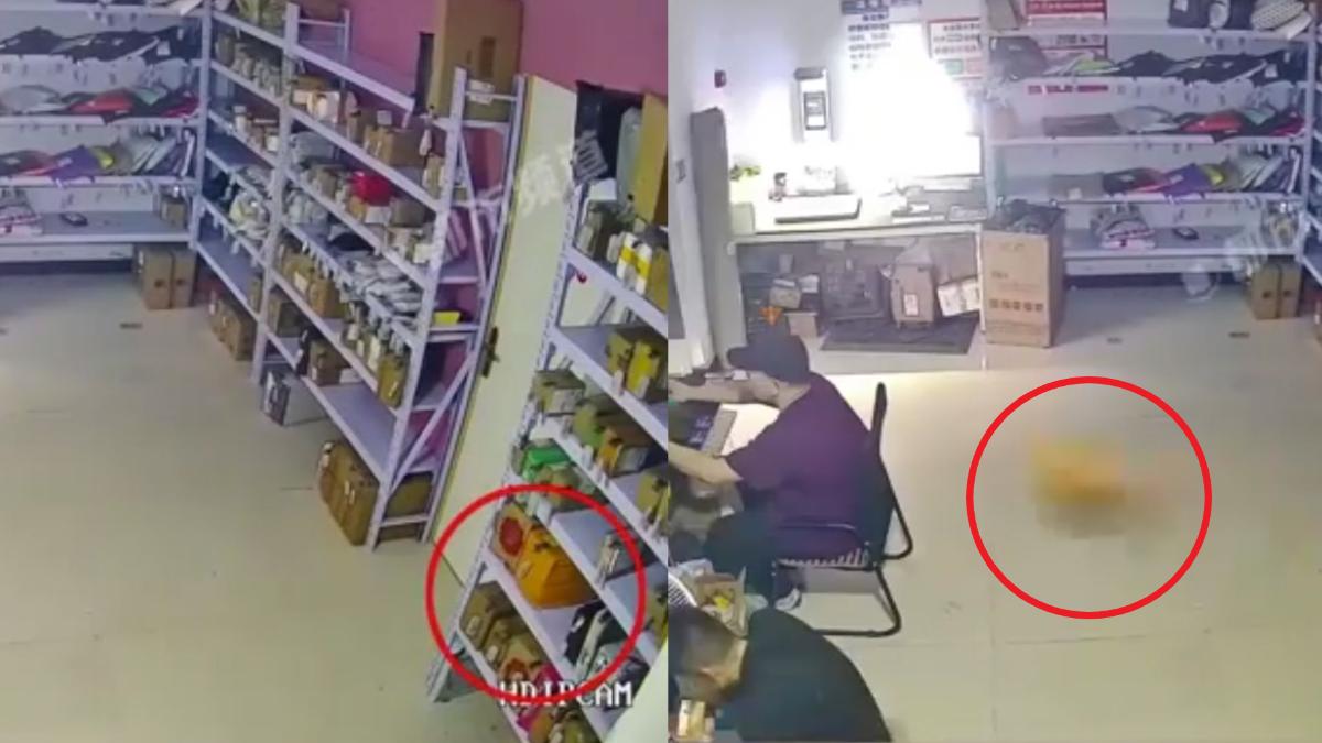 快遞站包裹突爆炸噴飛!員工險遭爆頭 竟是「這水果」導致