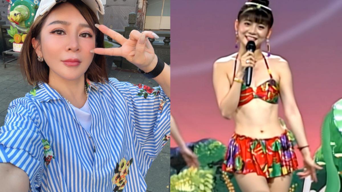 王彩樺分享30年前的泳裝照，讓網友大讚身材超辣。（圖／翻攝自王彩樺臉書）