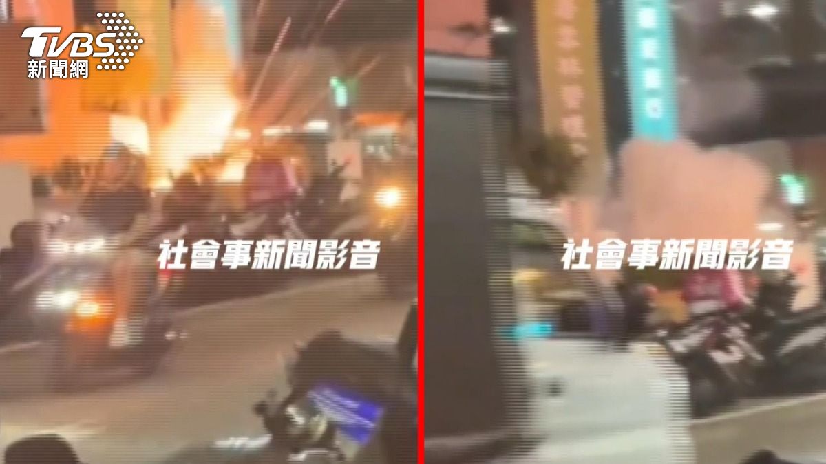 驚魂一幕!斗六銀行前「巨響冒白煙」 路人嚇壞急報警(圖/社會事新聞影音)