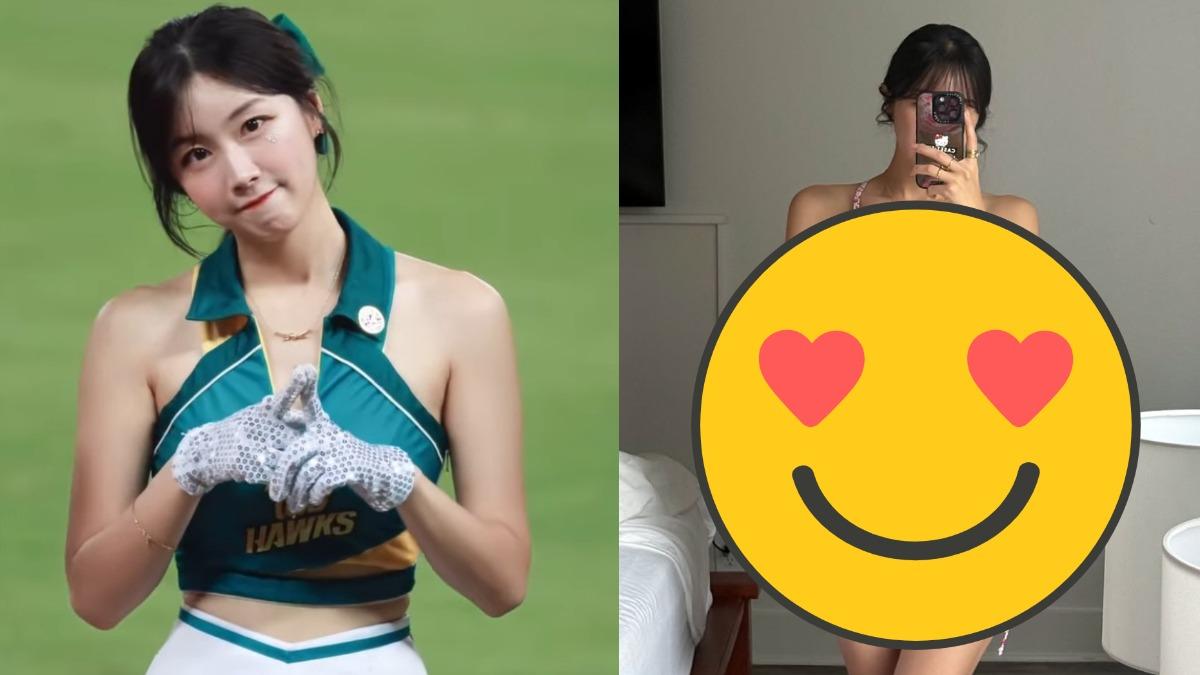 安芝儇度假美照大放送!粉紅碎花比基尼配墨鏡 泳池邊躺椅愜意擺拍