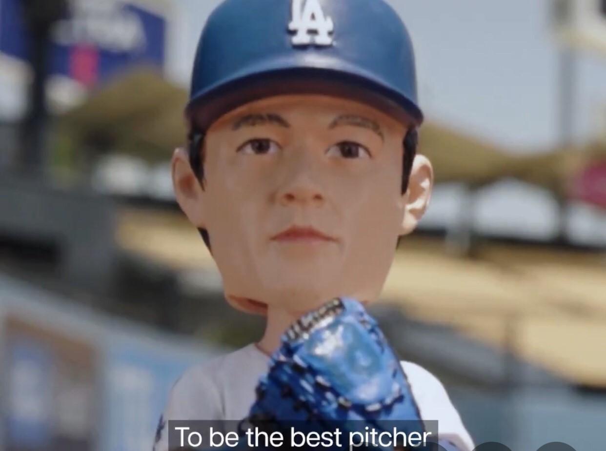 3日主題贈品「搖頭娃娃」（圖／翻攝自Ｘ＠Los Angeles Dodgers）