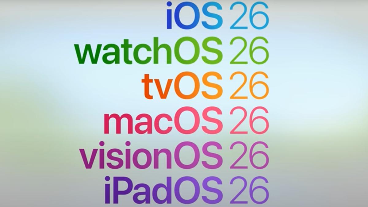WWDC2025發布了 iOS 26、iPadOS 26和macOS Tahoe 等六大系統。(圖/截自Youtube@Apple)