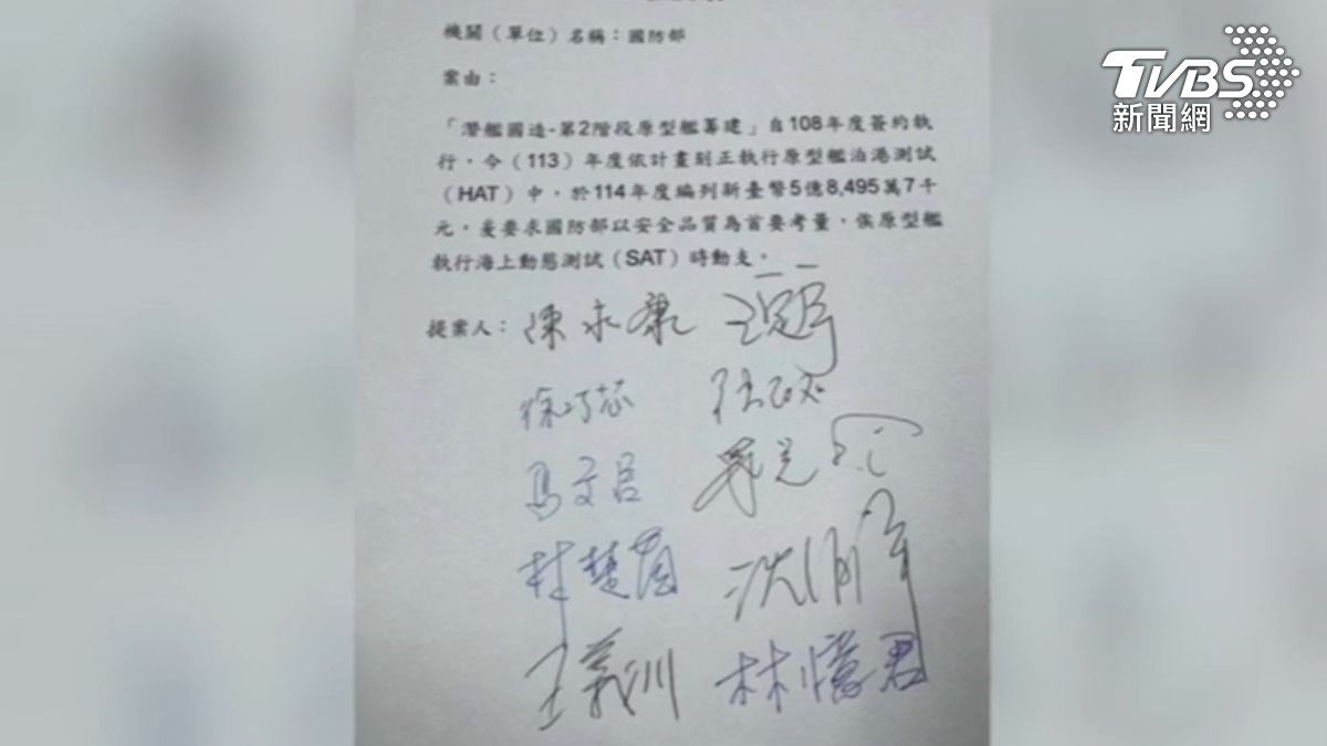 國民黨團提案。(圖/TVBS資料畫面)