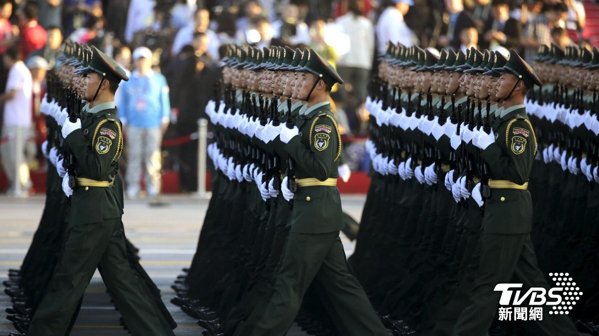 中國解放軍。(圖/達志影像路透社)