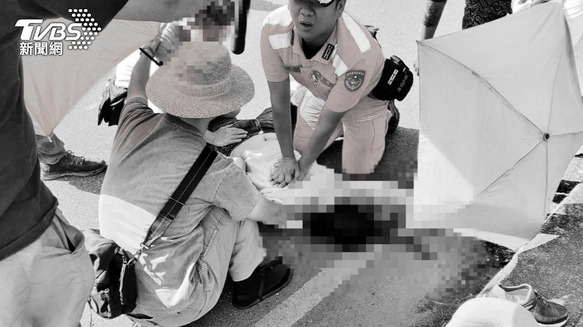 一名阿嬤頭破血流死亡。(圖/TVBS)