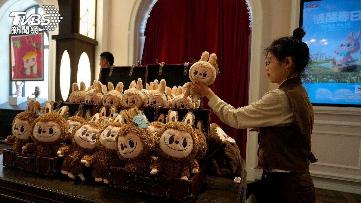 Labubu掀起全球熱潮。(圖/達志影像美聯社)