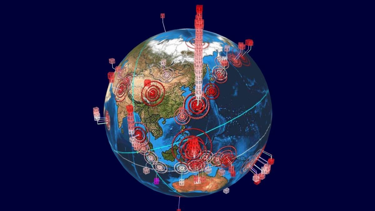 吐噶喇列島狂震逾千次!日本地震3D圖「衝破天際」如宇宙電梯
