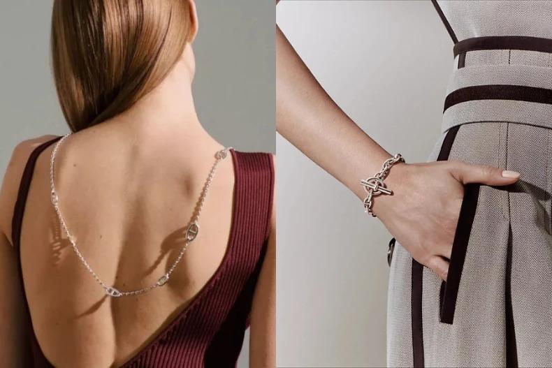 Hermès Chaine d'ancre系列飾品。（圖／翻攝自Hermès官網）
