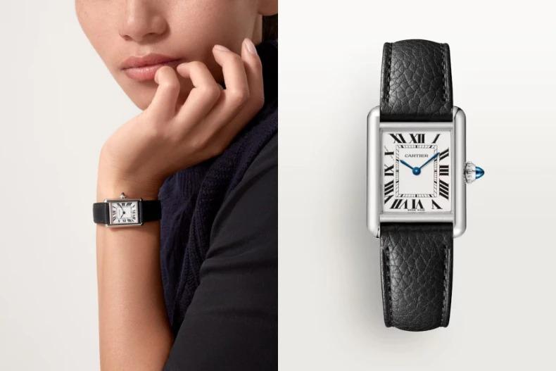 Cartier Tank 腕錶。（圖／翻攝自Cartier官網）