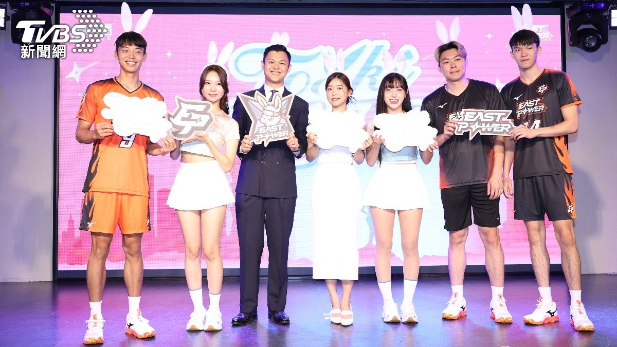 台北伊斯特職業排球隊徵選啦啦隊。(圖/張哲鳴攝影)