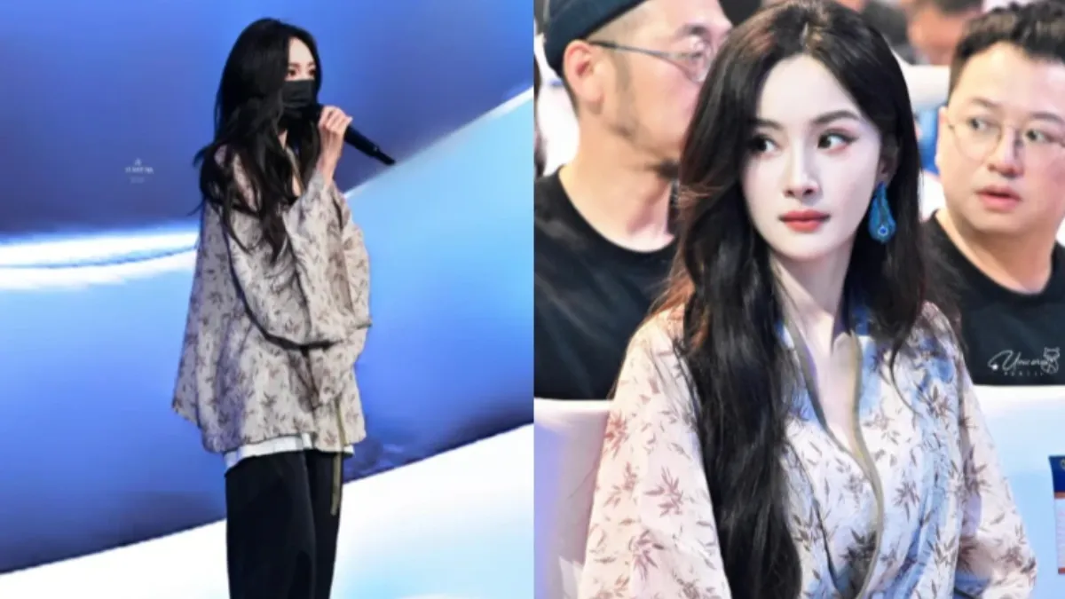 楊冪私服登熱搜!「漢服罩衫」美出新高度 網讚:行走的衣架子