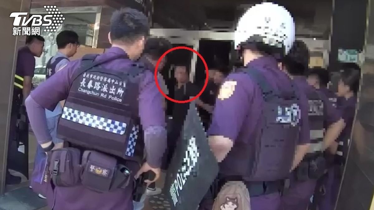 快訊/北市男子持槍闖長春路廢棄大樓 特勤警包圍攻堅逮人