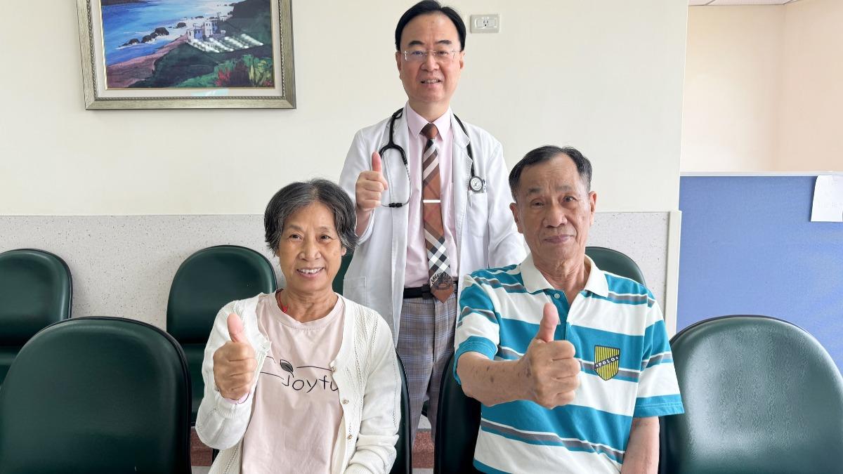 翁姓兄妹攜手抗癌。(圖/烏日林新醫院提供)