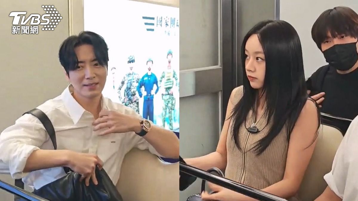 直擊/表情有點冷!惠利爆戀情4天首在台露面 李浚赫拉衣領撩粉