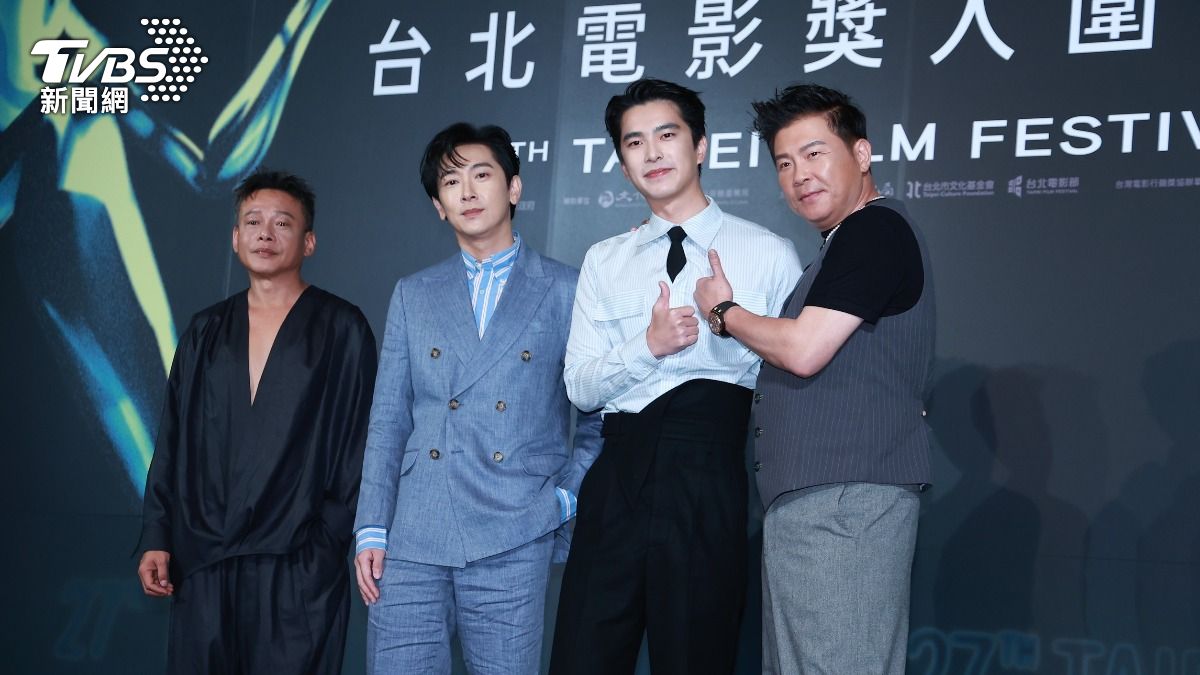 台北電影節最佳男配角入圍者。(圖/黃城碩攝)