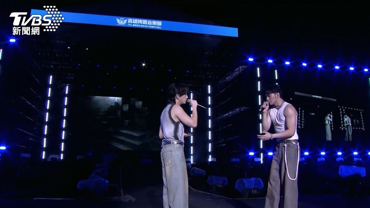 陳零九出事後,五堅情休團,4人分開在啤酒節演出。(圖/TVBS)
