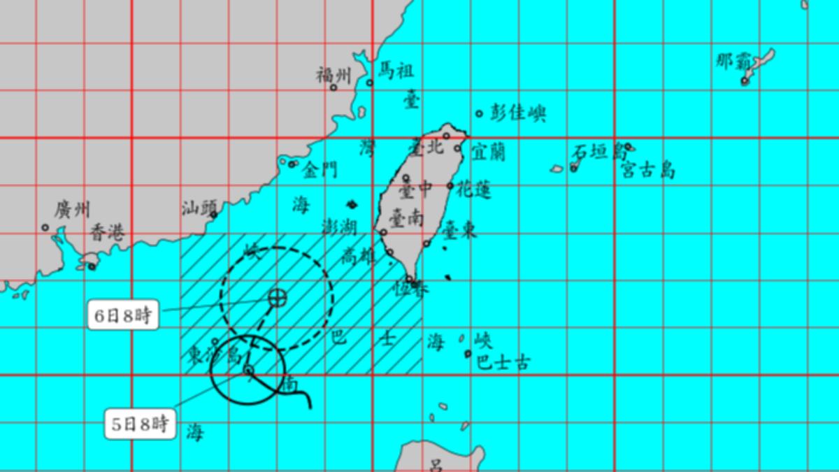 天氣/丹娜絲恐增強至中颱 天氣粉專:路徑偏西或偏東差很多