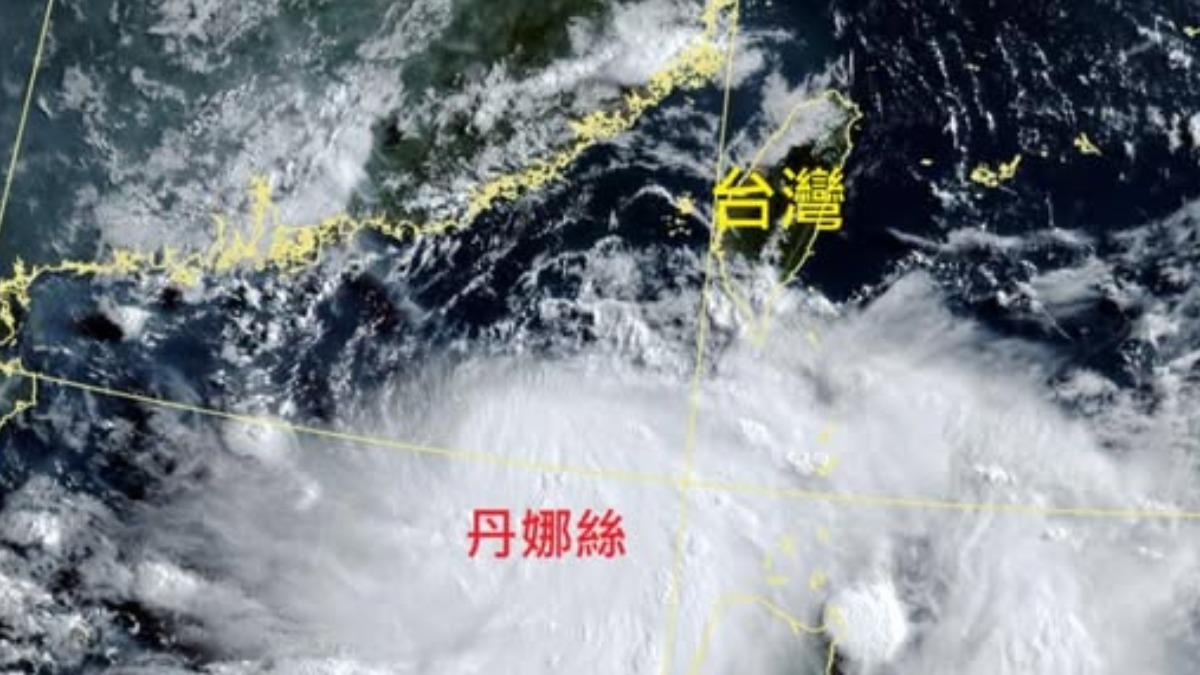 丹娜絲颱風今（5）日生成。（圖／鄭明典臉書）