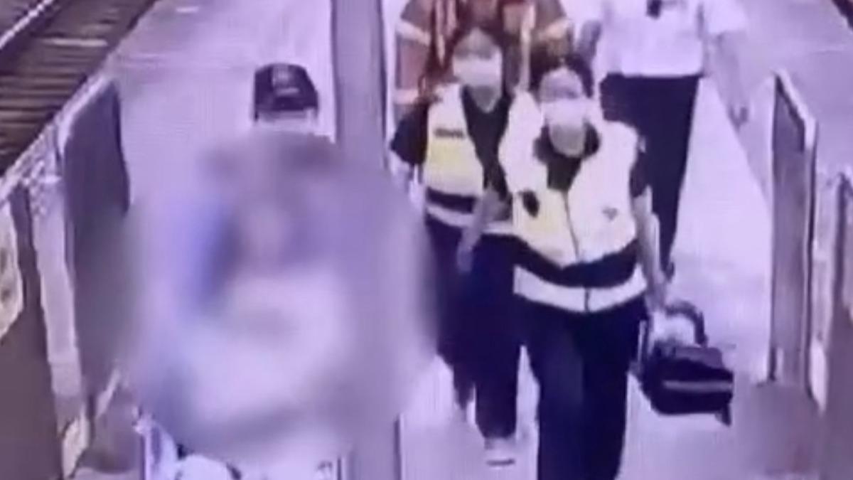 疑身體不適!台鐵板橋浮洲站19歲女驚傳落軌 救護急拉起
