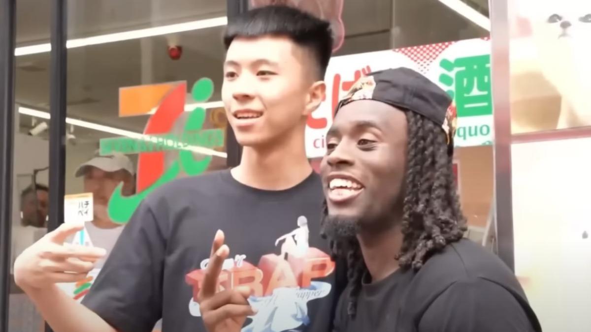 Ray因與美國Twitch超人氣實況主Kai Cenat成為朋友而聲名大噪。(圖/翻攝自 YouTube@Showclips85)