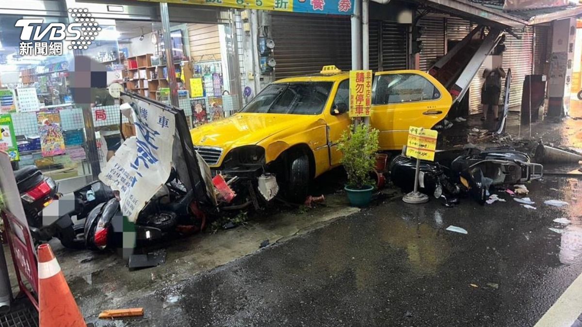 雨中開車疑遇突發病!台中小黃司機爆衝撞民宅 無外傷卻死亡