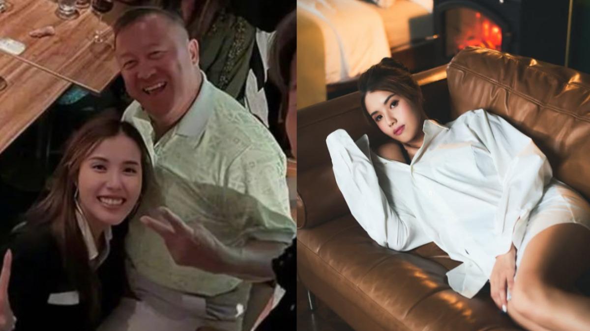 25歲性感女星「塞曾志偉雙腿間」合照! 姿勢惹議:超不雅觀