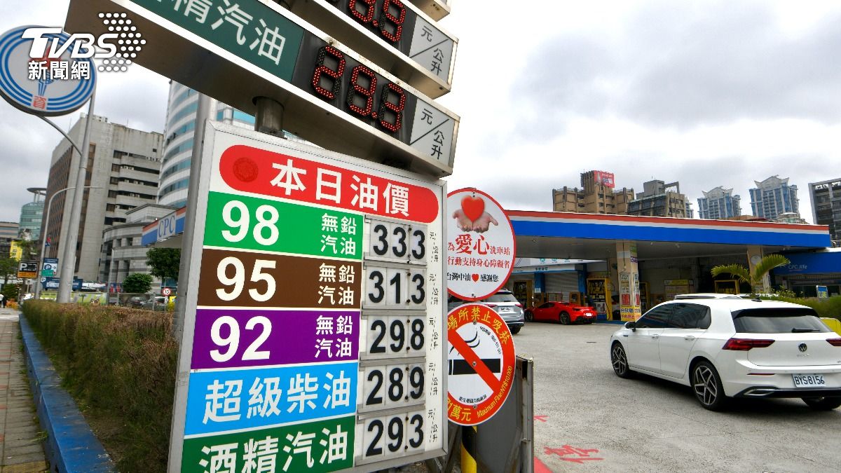 國際油價下跌!中油宣布明起汽油降0.1元、柴油降0.3元