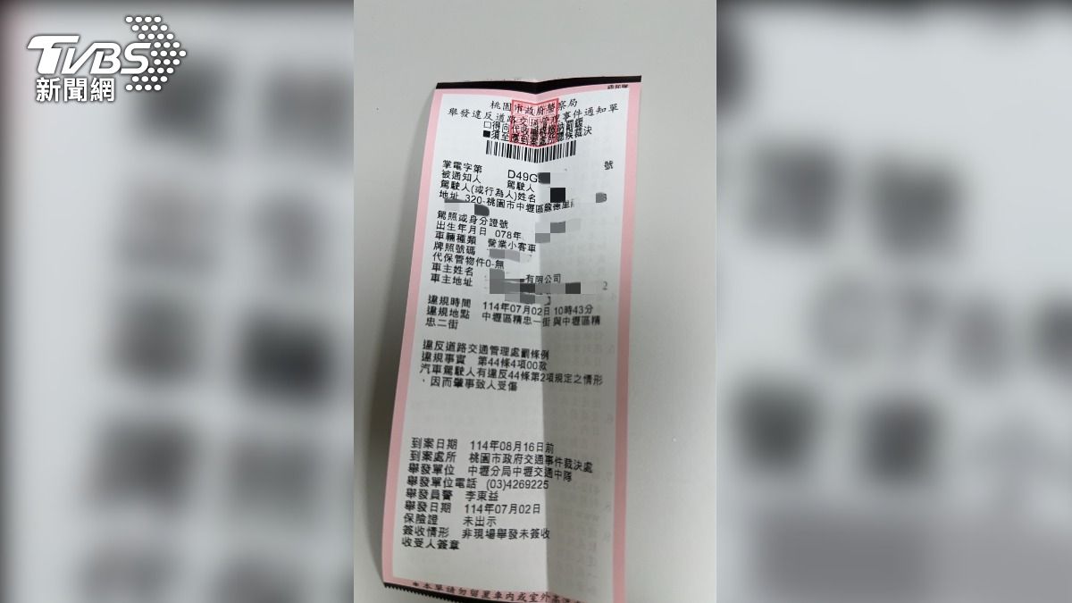 男子未禮讓行人,最重恐被罰36000元罰鍰。(圖/TVBS)