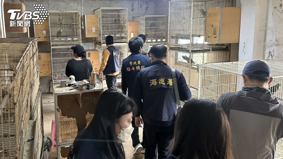 專案小組查緝非法繁殖場。(圖/海巡署提供)