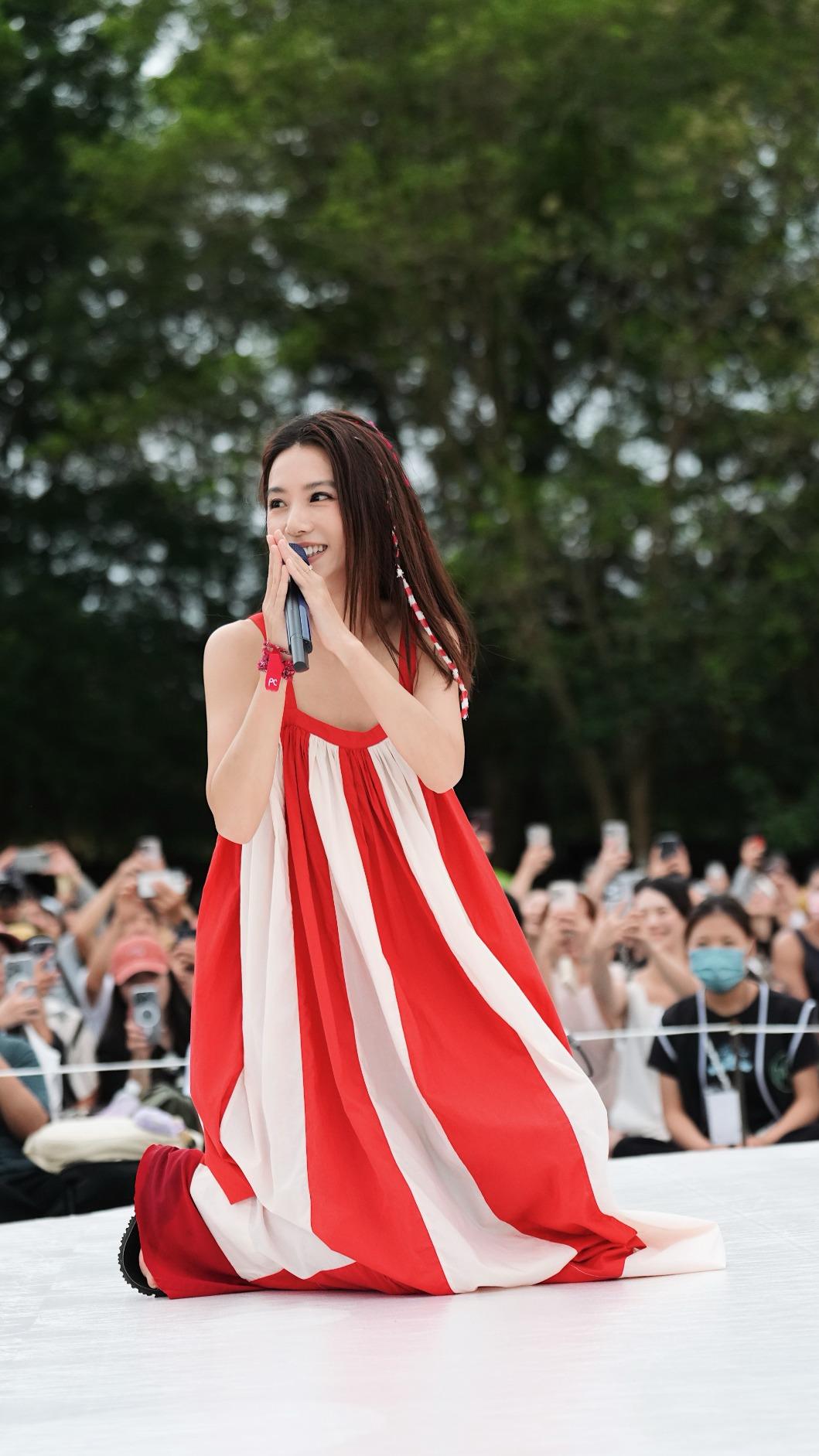 田馥甄開唱強碰颱風。(圖/何樂音樂提供)