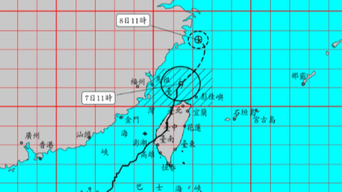 颱風丹娜絲估8日下午登陸浙江福建 陸提升防颱等級至三級