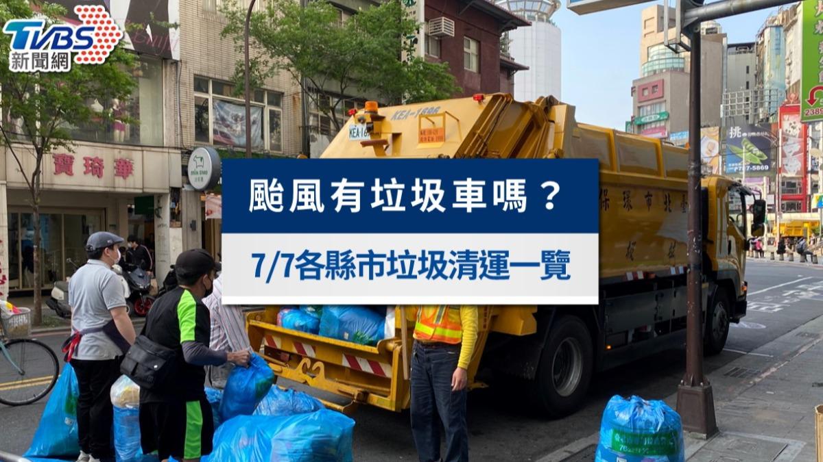 颱風假有垃圾車嗎？全台縣市7/7垃圾清運資訊總整理