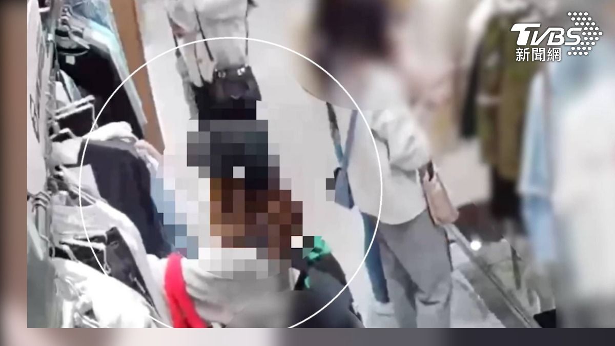 女子連續竊盜四家店,遭警逮捕。(圖/TVBS)