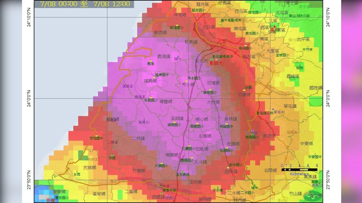 彰化暴雨!福興、鹿港雨量破300 鄭明典急喊:需支援救災
