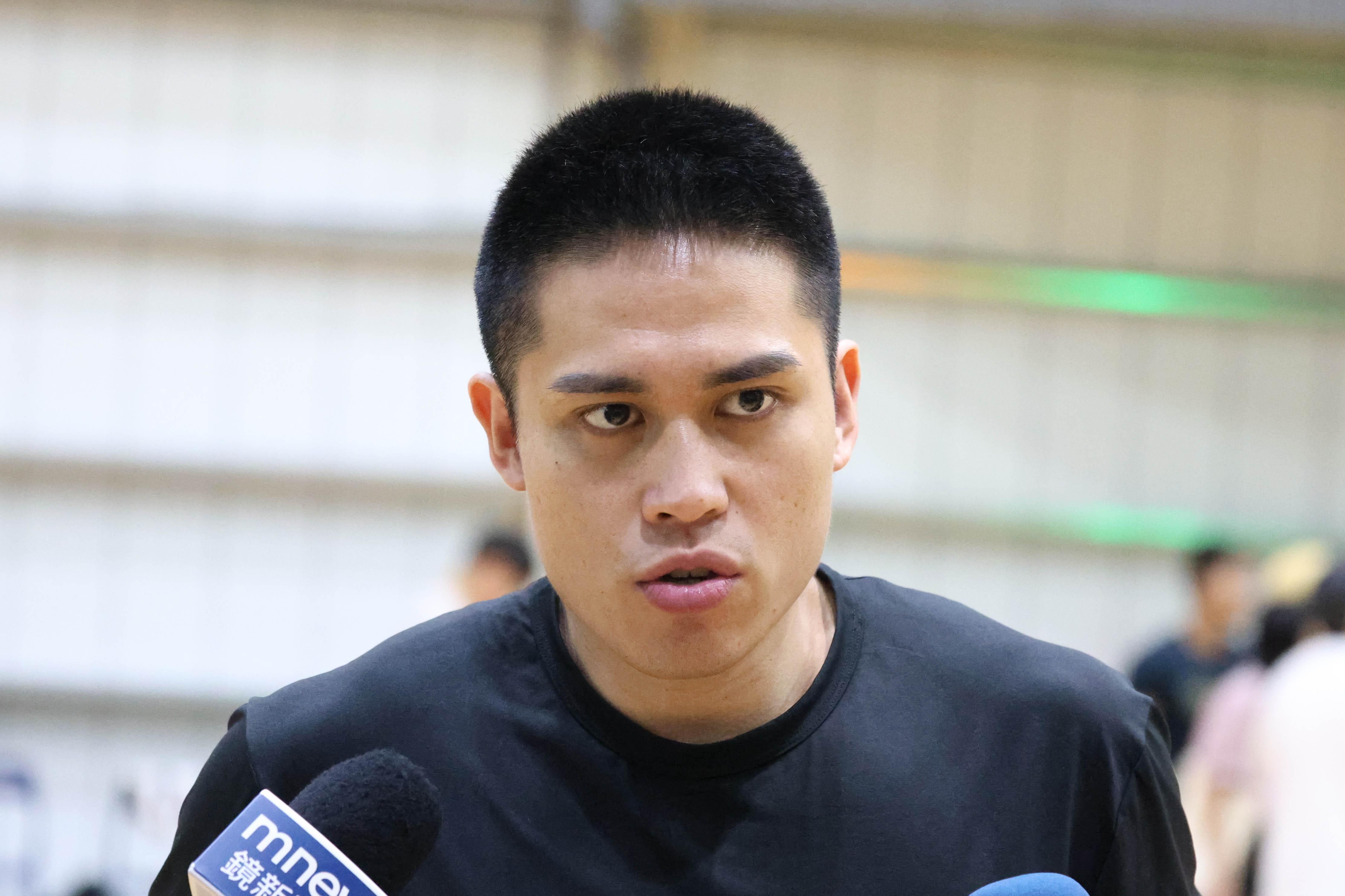 中華男籃球員陳盈駿。（圖／華子琛攝）
