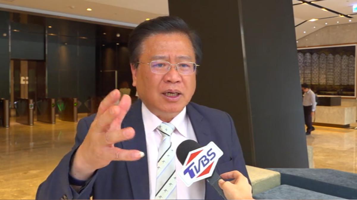 商總理事長許舒博認為,關稅若高於日韓,政府該和人民謝罪。(圖/TVBS)