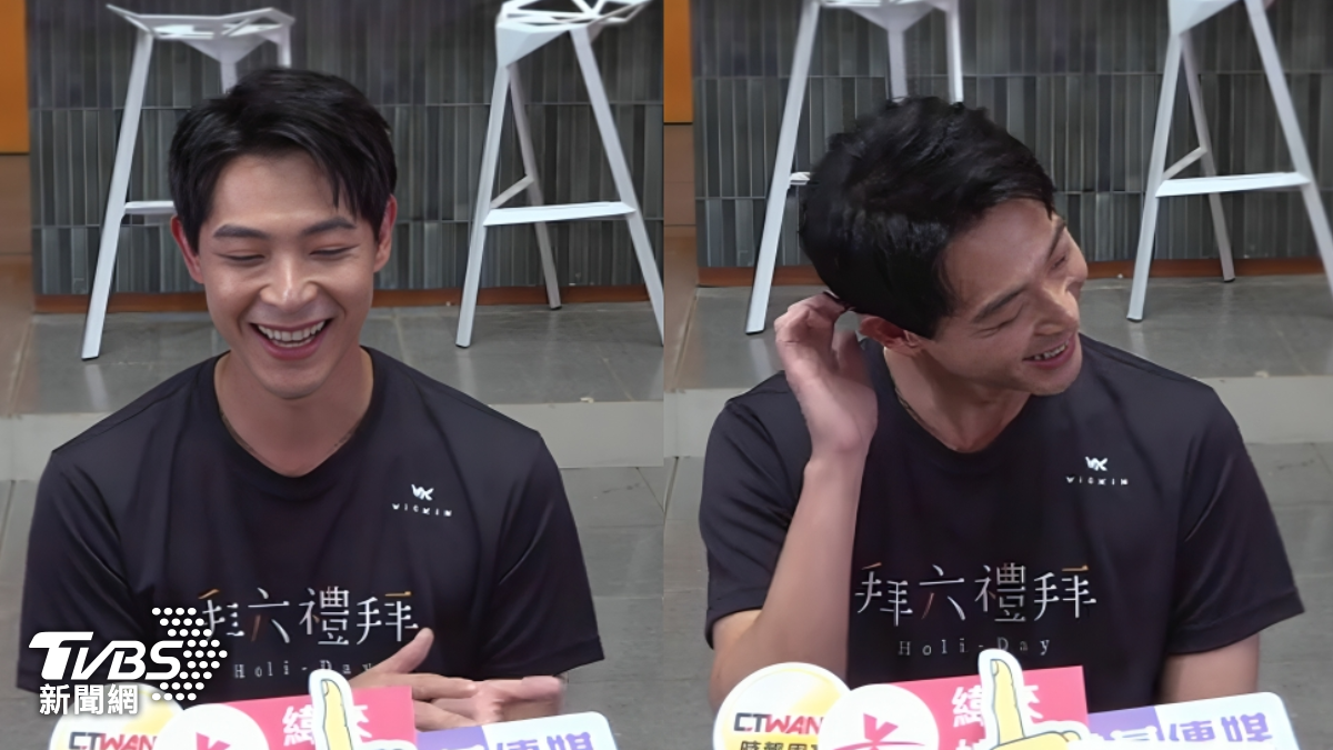 連晨翔婚後首現身!「全程臉紅」羞曝交往細節。(圖/TVBS)