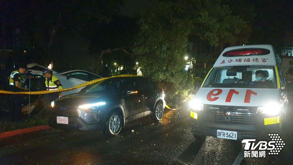 肇事駕駛肇事後曾自行下車、步態不穩、搖搖晃晃逃離現場,救護人員由於當下未見任何傷者,回報「現場未發現患者」後離去。(圖/TVBS)